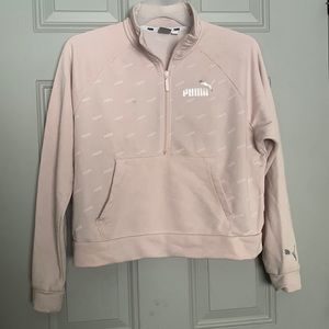 Pink puma sweater Large